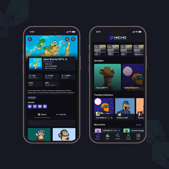 Nicho NFT Mobile App